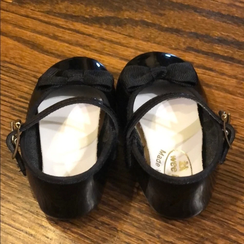 Wee Kids Black Dress Shoes